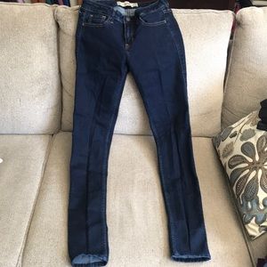 Hollister Super Skinny Dark Wash Jeggings.